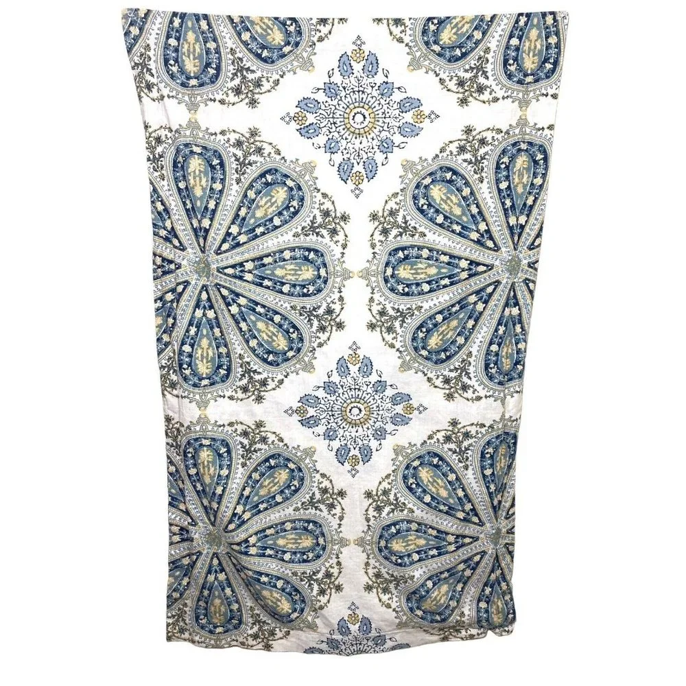 Ralph Lauren Blue Medallion Paisley King Set Cotton Pillowcase‎ Shams